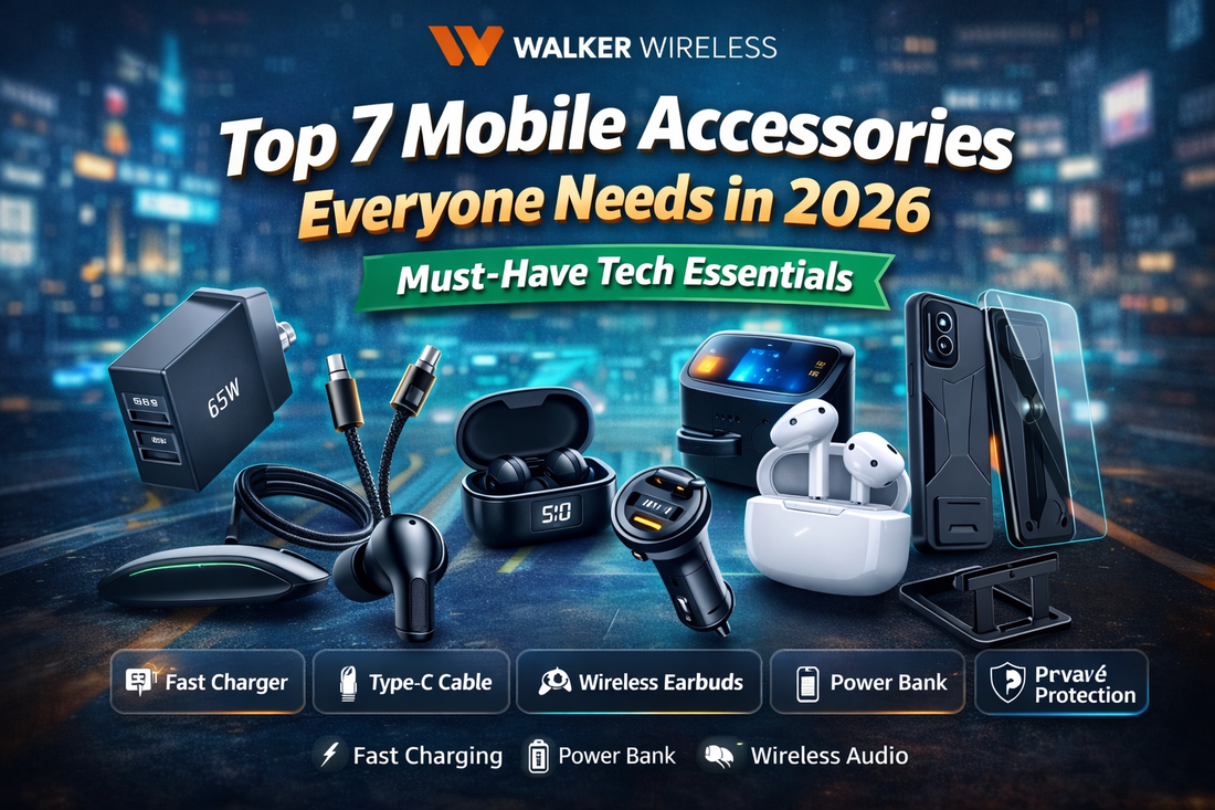 Top 7 Mobile Accessories Everyone Needs in 2026 (Must-Have Tech Essentials)