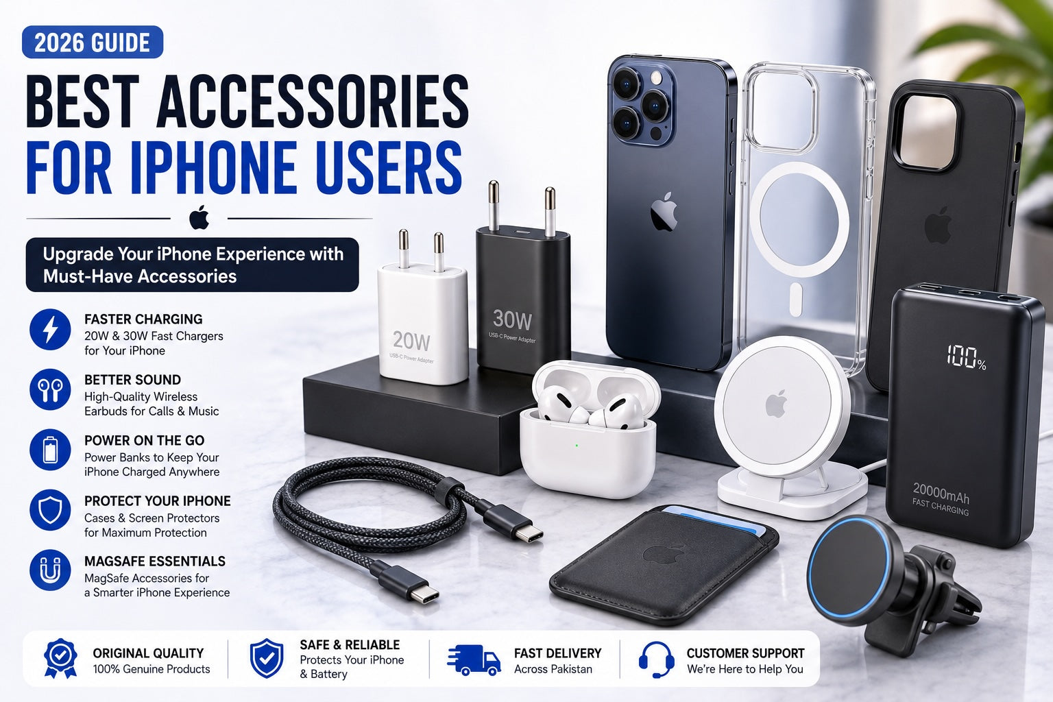 Best Accessories for iPhone Users in 2026 – Complete Guide to Enhance Your iPhone Experience