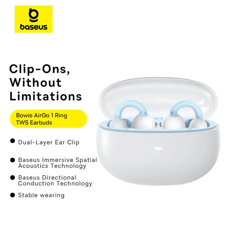 Baseus AirGo 1 Ring Open-Ear TWS Earbuds Bluetooth 5.3 Price in Pakistan