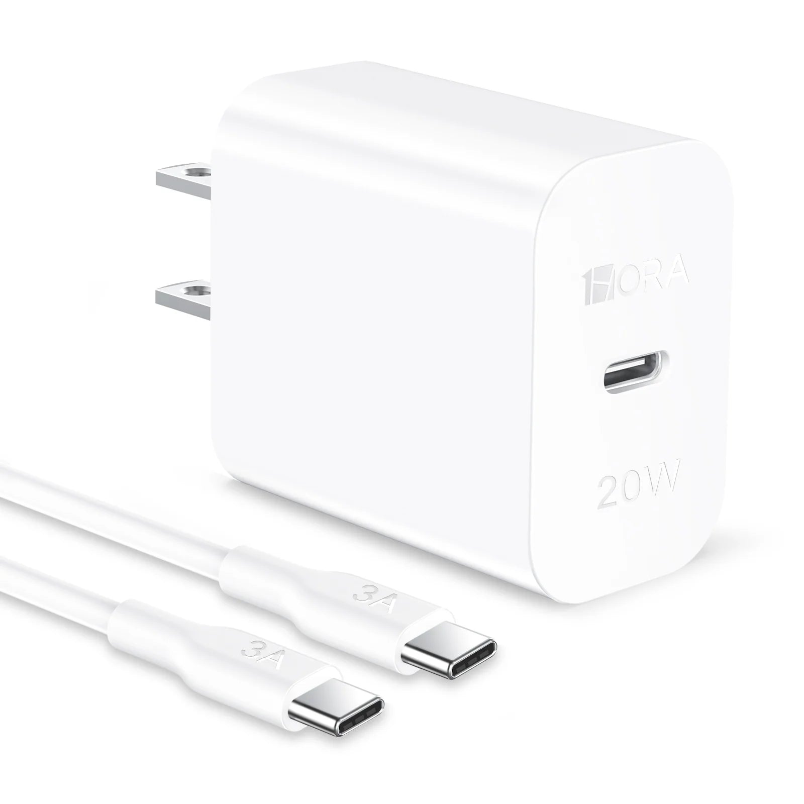 1Hora GAR153 20W PD Fast Charger With Type-C to Type-C Cable