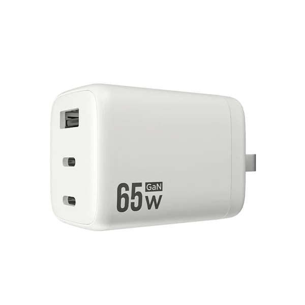 Ronin Multivolt R-6065 65W PD + QC Fast Charger – Dual Port USB-C & USB-A Wall Adapter