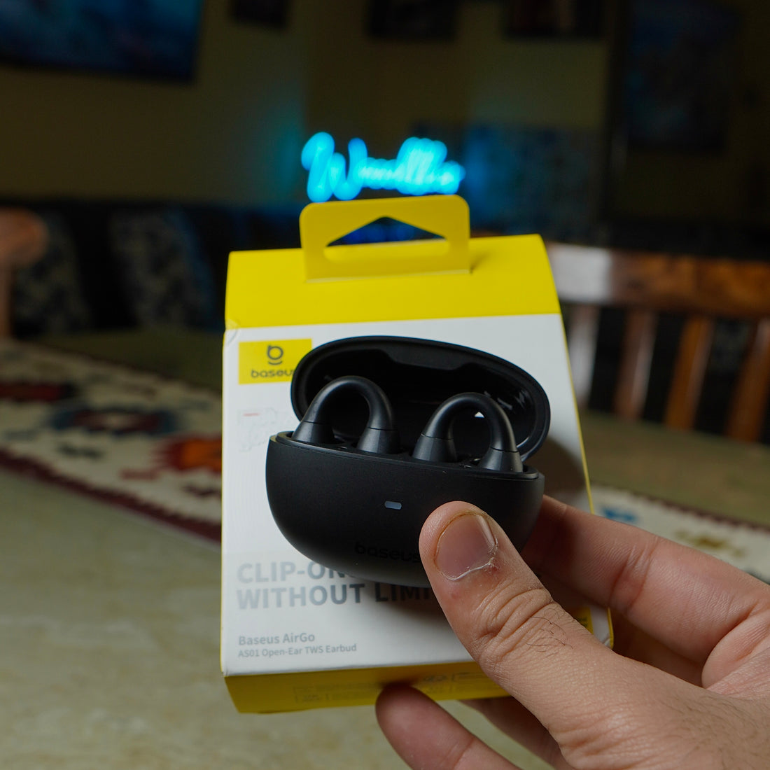 Baseus AirGO AS01 Open-Ear TWS Earbuds | Comfortable Fit, Clear Sound, Long Battery Life