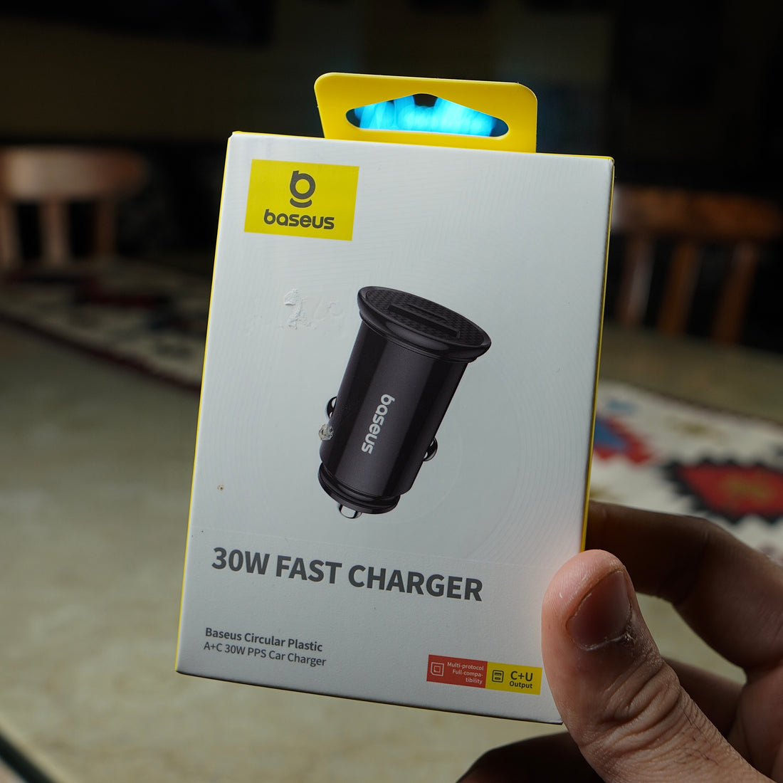 Baseus 30W PPS Fast Car Charger | USB-A + USB-C Dual Port Quick Charge
