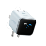 Anker Nano Charger 45W with Smart Display - 180° Foldable USB-C Fast Wall Charger