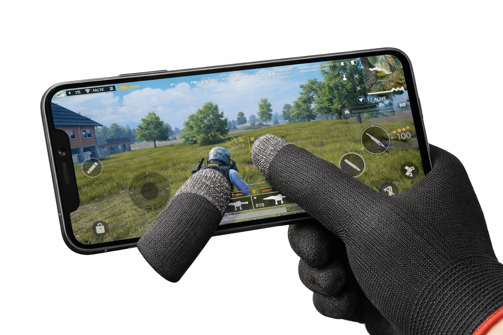 E-Sports Touchscreen Gaming Gloves – Full Finger, High Sensitivity, Breathable & Anti-Sweat Gloves