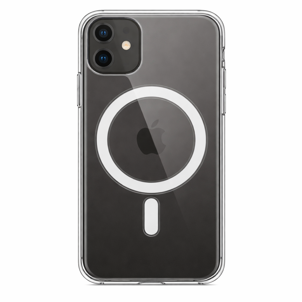 Clear MagSafe Case for iPhone – Strong Magnetic Ring, Slim Transparent Protective Cover