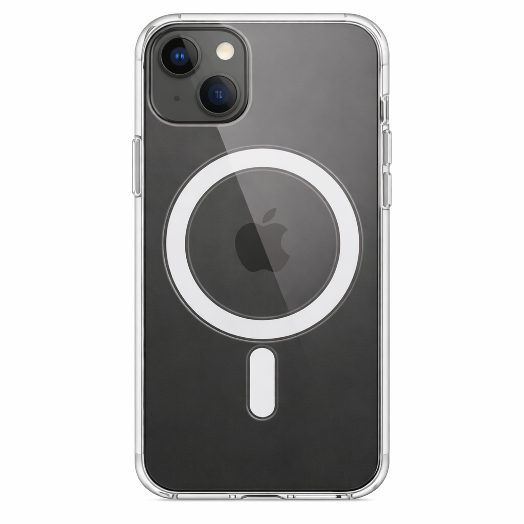 Clear MagSafe Case for iPhone – Strong Magnetic Ring, Slim Transparent Protective Cover