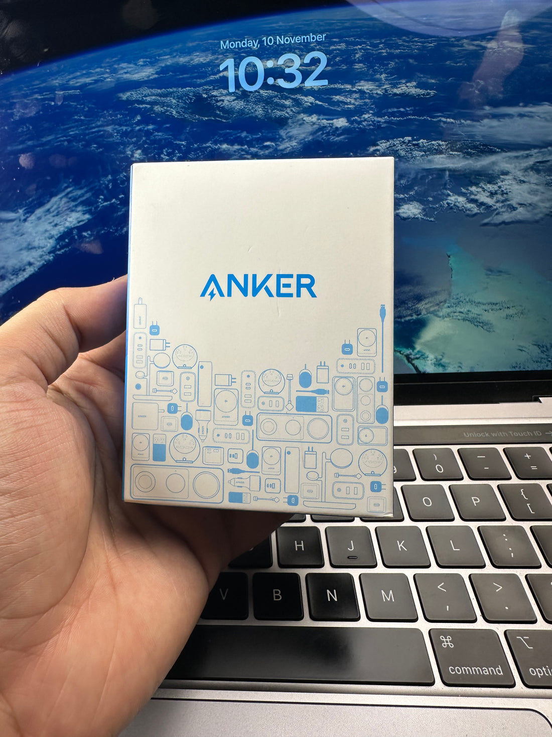 Anker 30W USB-C Power Delivery charger in its retail box