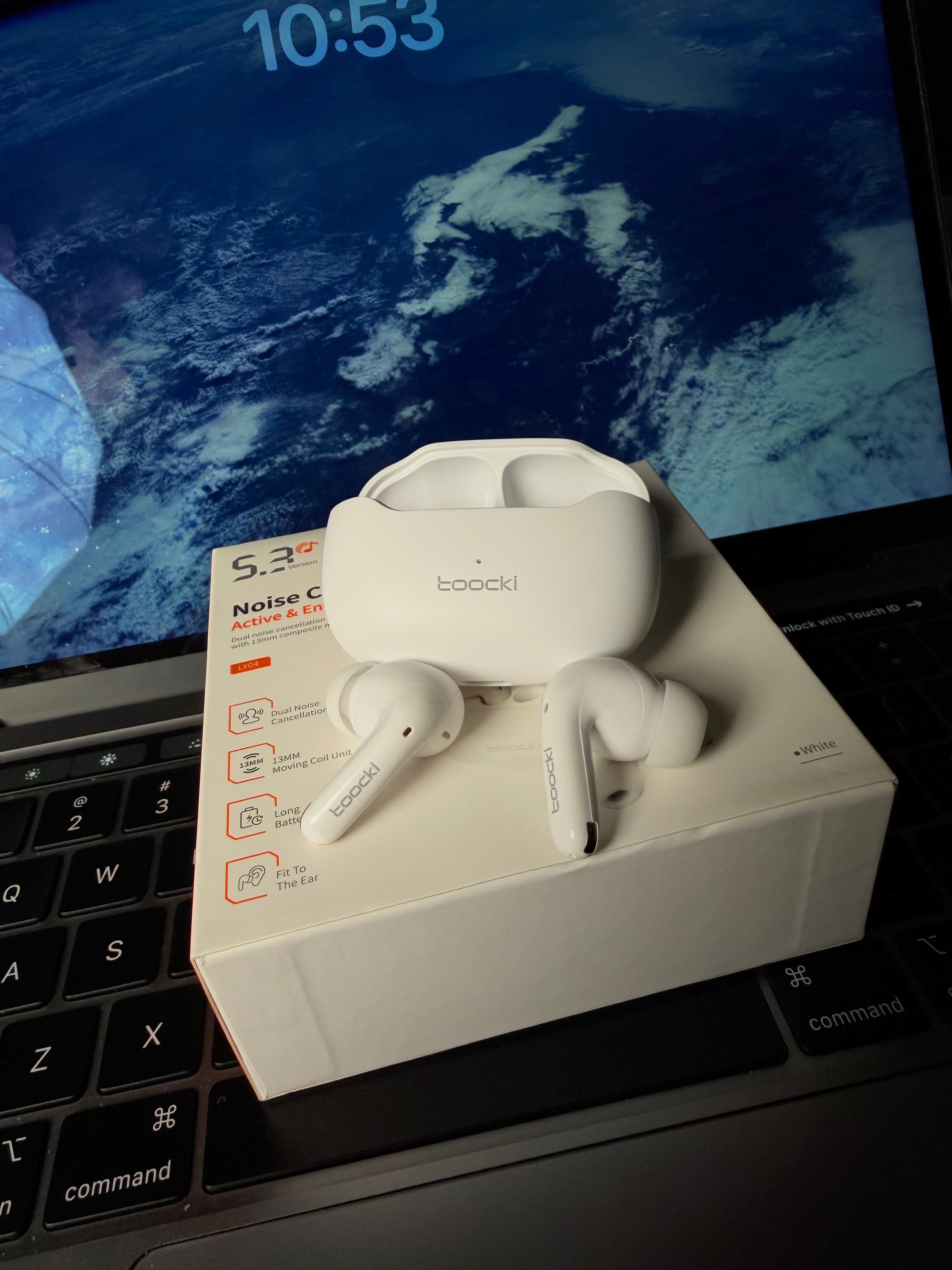 TOOCKI LY04 – True Wireless Earbuds | Deep Bass, Bluetooth 5.3, Type-C Charging & Long Battery Life