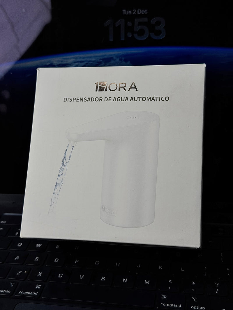 1HORA DPA002 Automatic Water Dispenser – USB Rechargeable, One-Touch Pump for Bottles