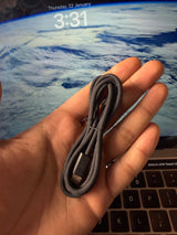 Original Apple Braided USB-C to Lightning Cable 1m (Colored) – Fast Charging, Durable, iPhone/iPad Compatible loose packaging