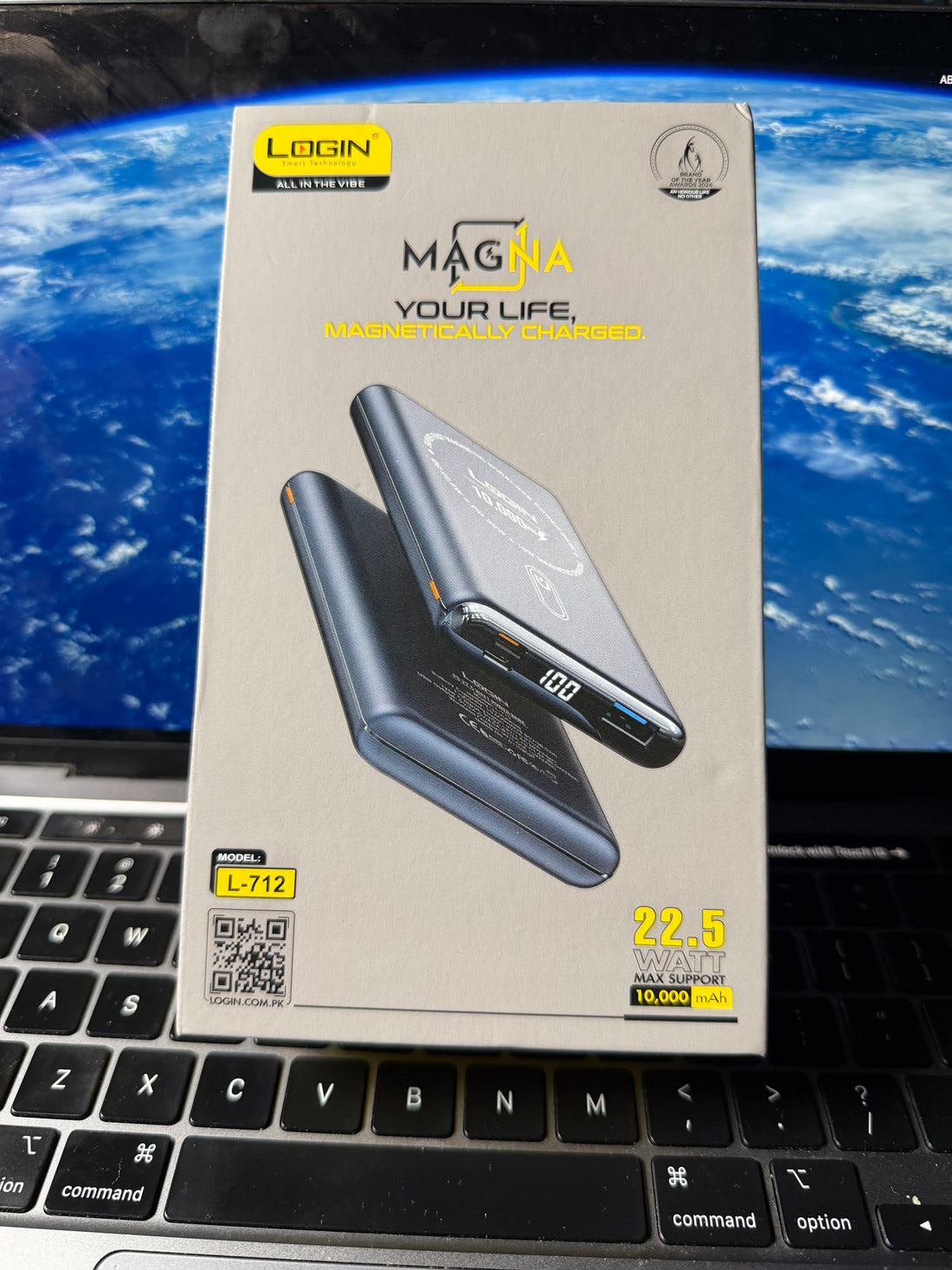 Login Magna L-712 Power Bank 10000mAh – 22.5W Fast Charge & MagSafe Wireless