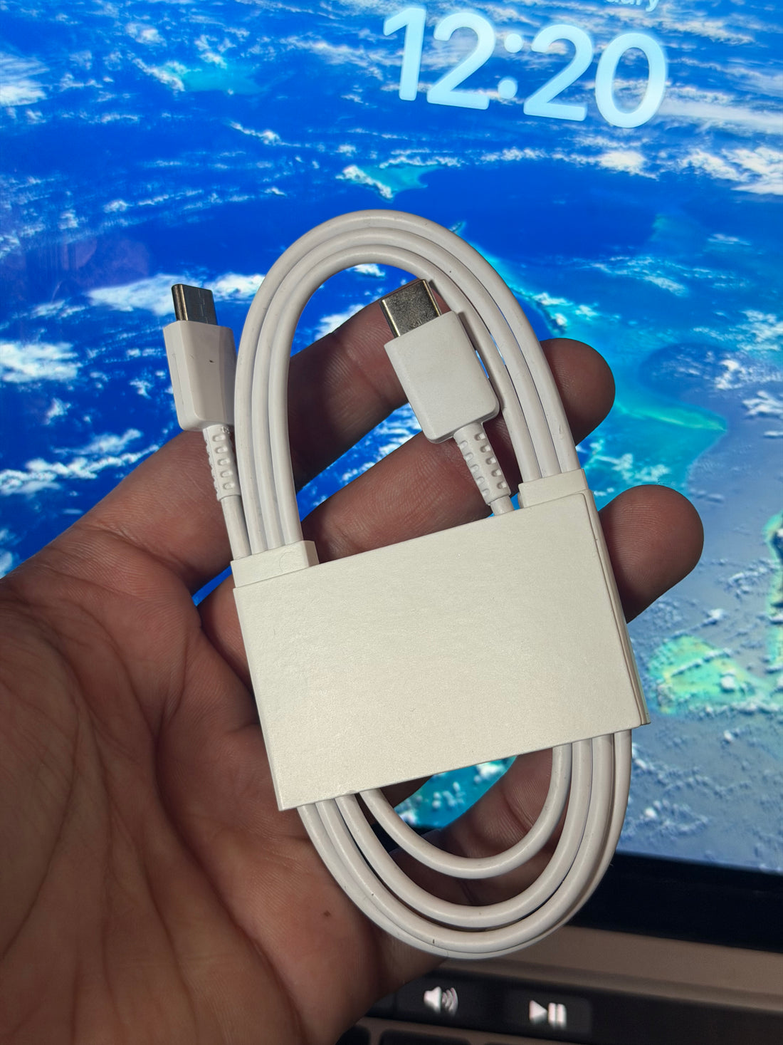 Samsung Original Type-C to Type-C Fast Charging Cable – Fast Charging Supported (Open Packaging)