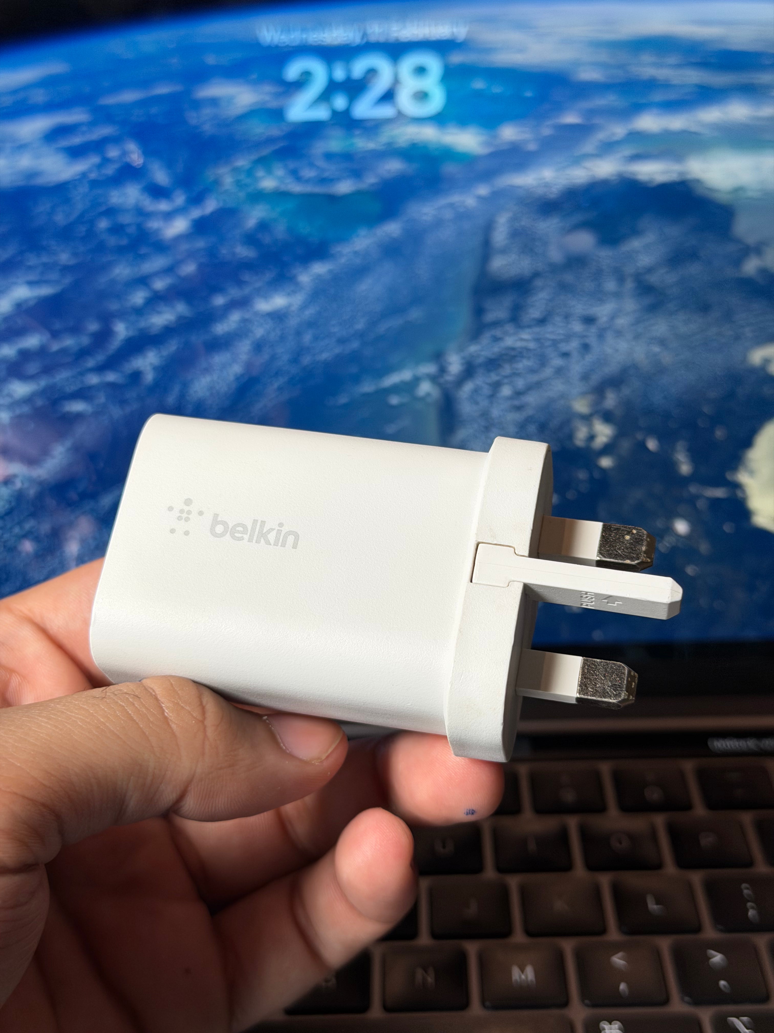 Belkin Original Made For Apple Fast adapter 18W–60W USB-C PD | iPhone, Samsung, Laptop | Open Packing
