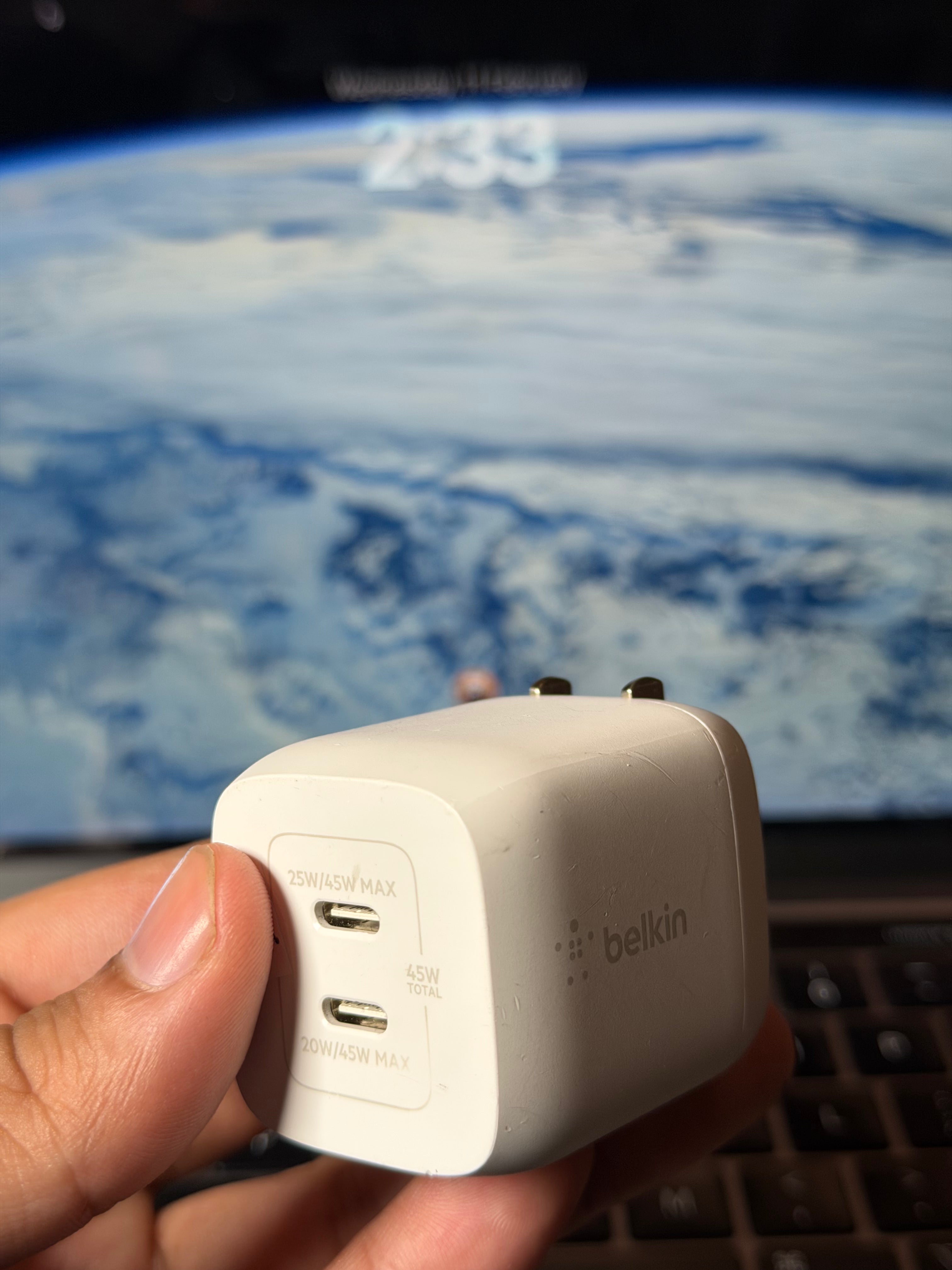 Belkin Original Made For Apple Fast adapter 18W–60W USB-C PD | iPhone, Samsung, Laptop | Open Packing