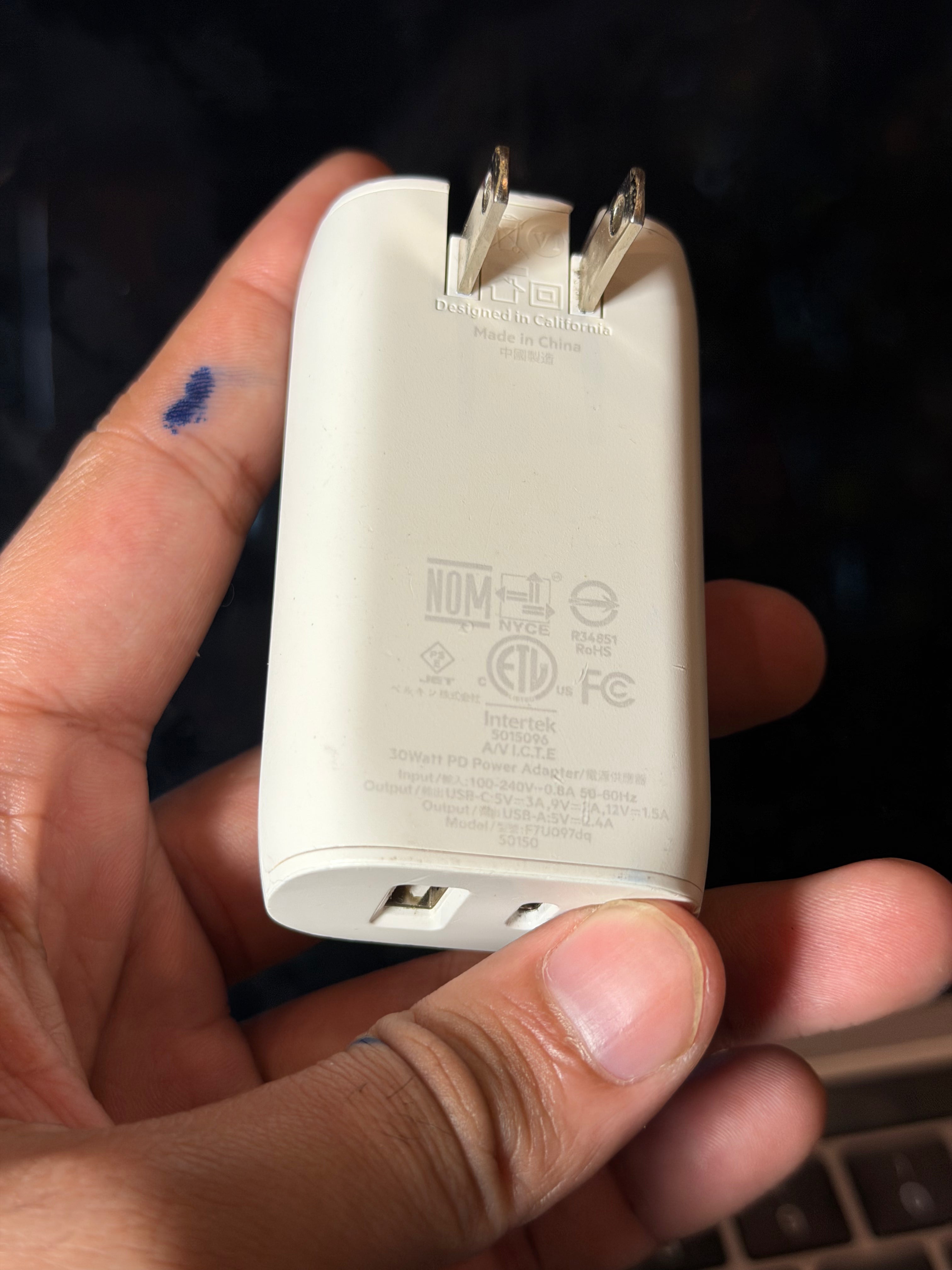 Belkin Original Made For Apple Fast adapter 18W–60W USB-C PD | iPhone, Samsung, Laptop | Open Packing