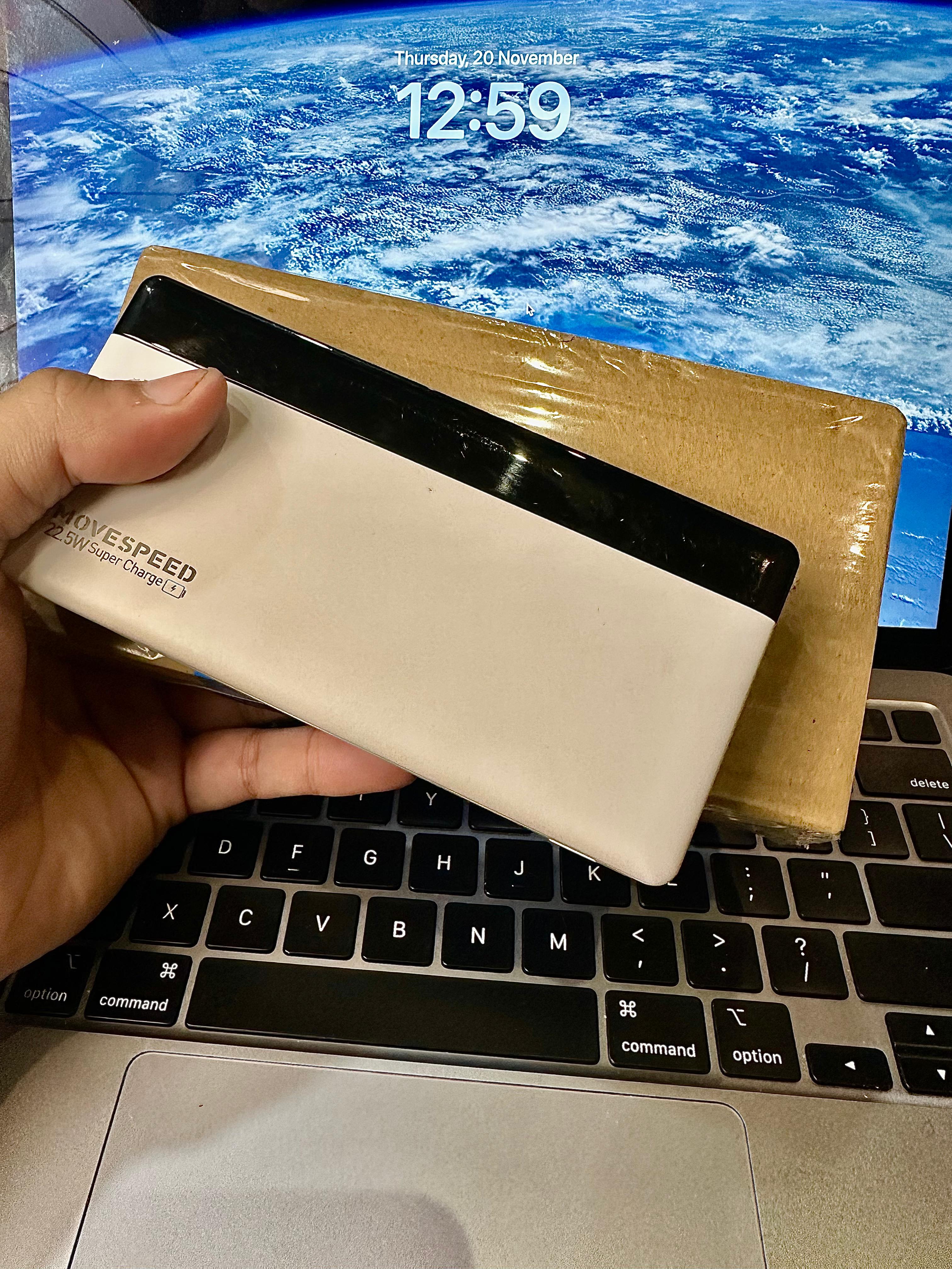 Movespeed 20,000mAh Power Bank 22.5W Fast Charging | High-Capacity Portable PowerBank | USB-C & USB-A Output | Digital Display