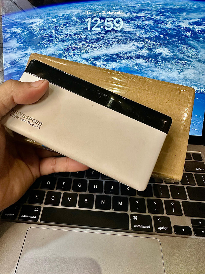 Movespeed 20,000mAh Power Bank 22.5W Fast Charging | High-Capacity Portable PowerBank | USB-C & USB-A Output | Digital Display