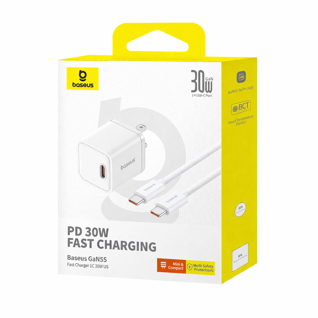Baseus GaN5S Fast Charger 1C 30W US USB-C Wall Charger Price in Pakistan