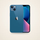 iPhone 13 (PTA approved) in Blue, front and back
