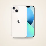 iPhone 13 (PTA approved) in Starlight (white), front and back