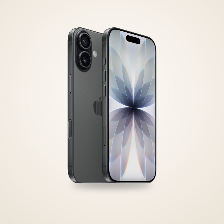 Used iPhone 17 in black, front and back