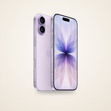 Used iPhone 17 in lavender, front and back