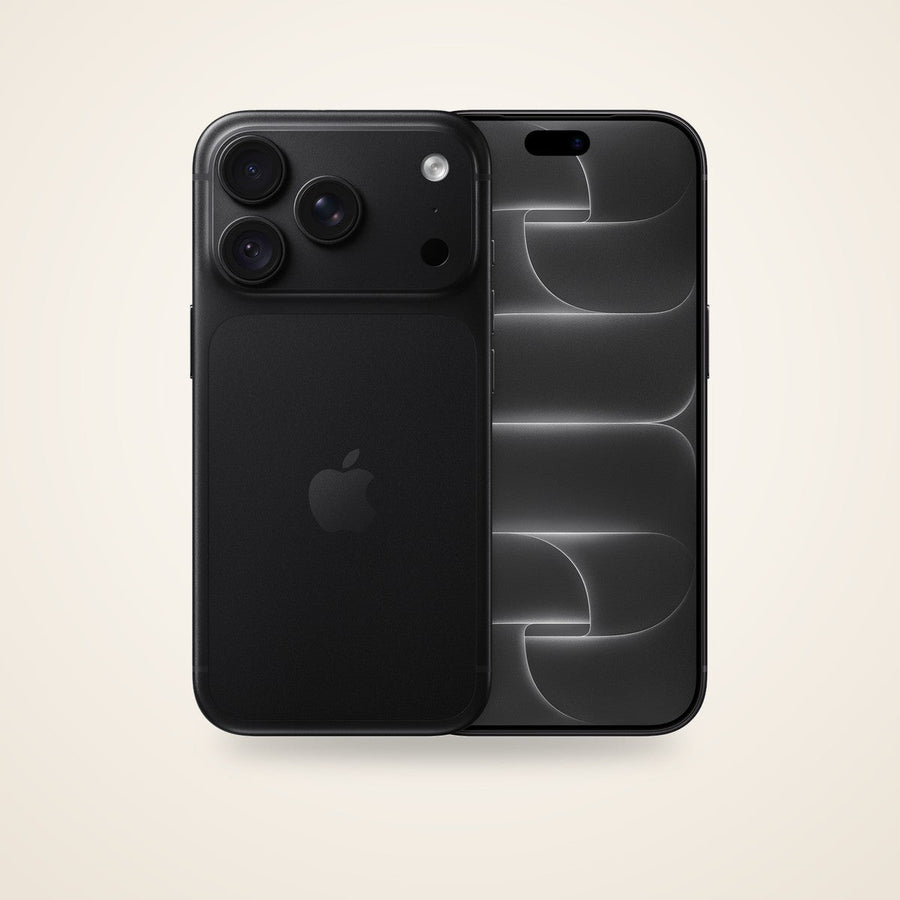 Used iPhone 18 Pro in black, front and back