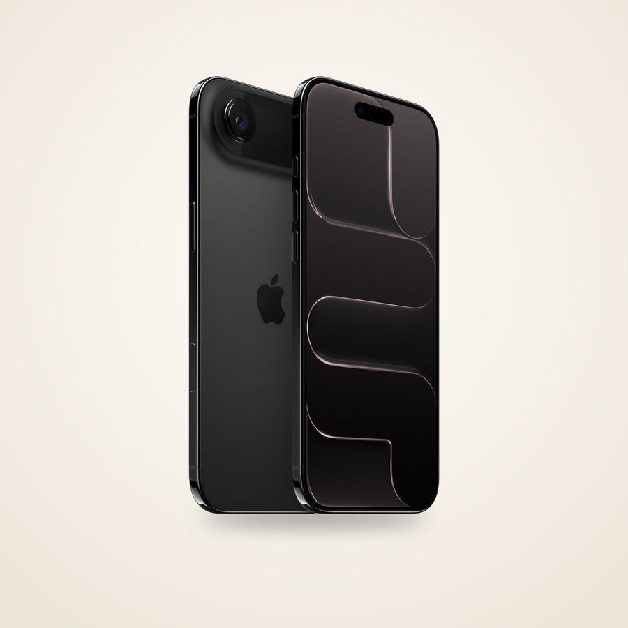 Used iPhone Air in space black, front and back