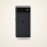 Used Google Pixel 6 in stormy black, front and back